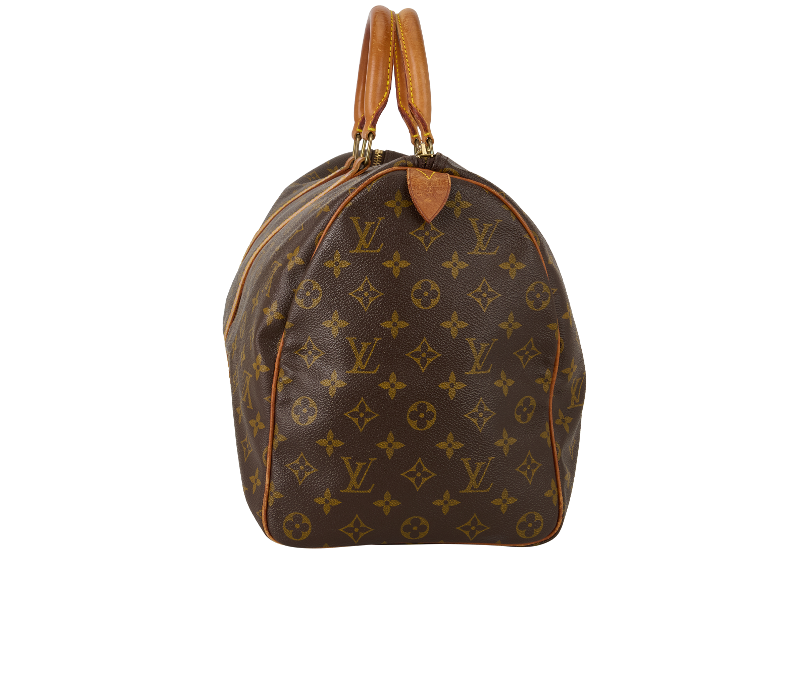 Keepall 45, &pound;850, Handbags, Brown, Canvas, Side view